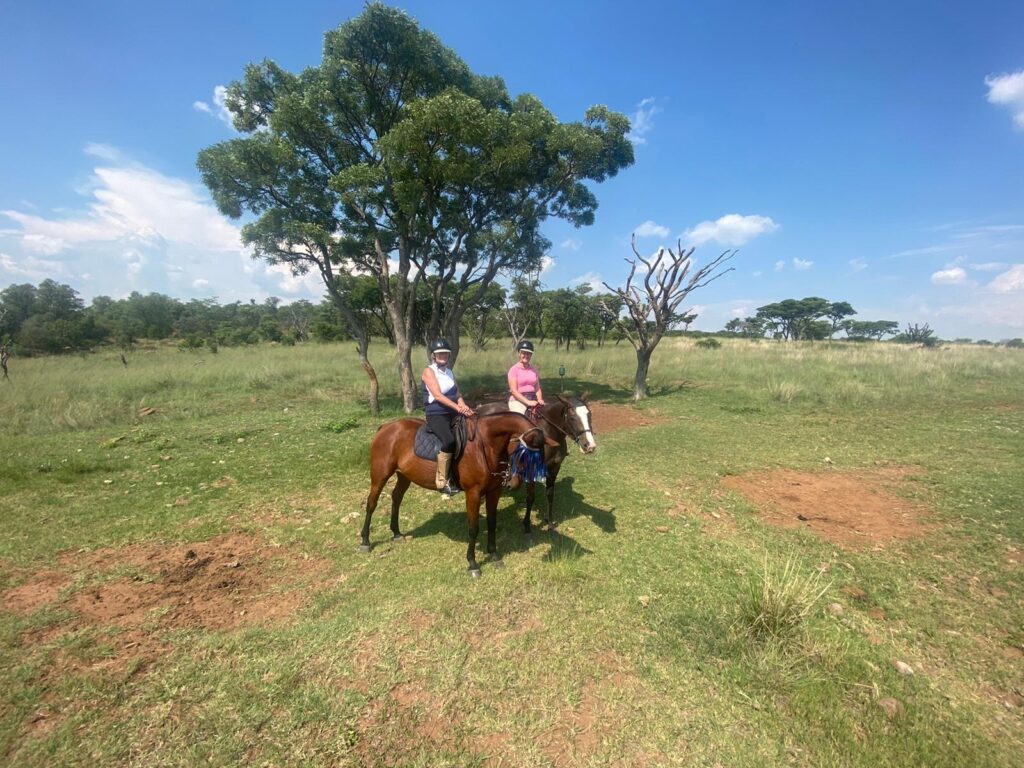 people on horses