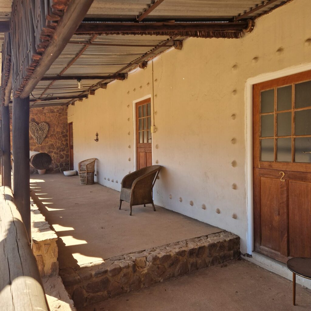 The Stable rooms verandah