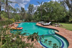 The pool at Kiasoma Lodge